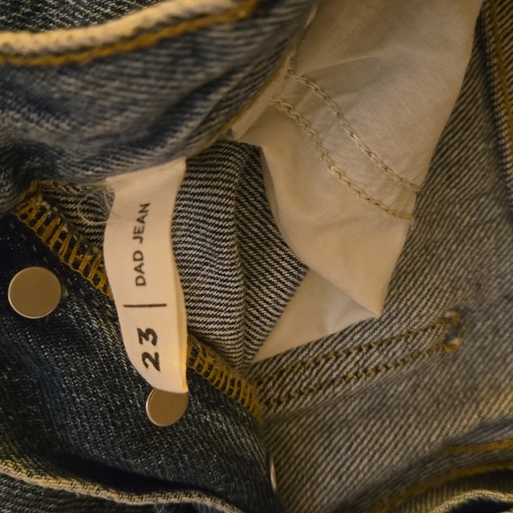 PAC SUN 🌞 DAD JEAN Size 23 Classic Blue Denim Jeans Women's - Picture 4 of 5